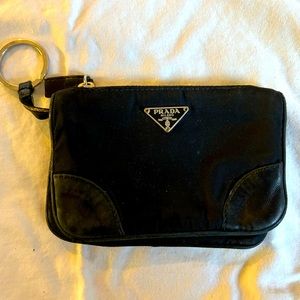 PRADA Vintage Black nylon Wallet